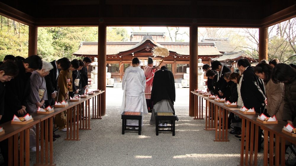 神前式のお呼ばれマナー 服装やご祝儀はどうするの 京都 タガヤ和婚礼