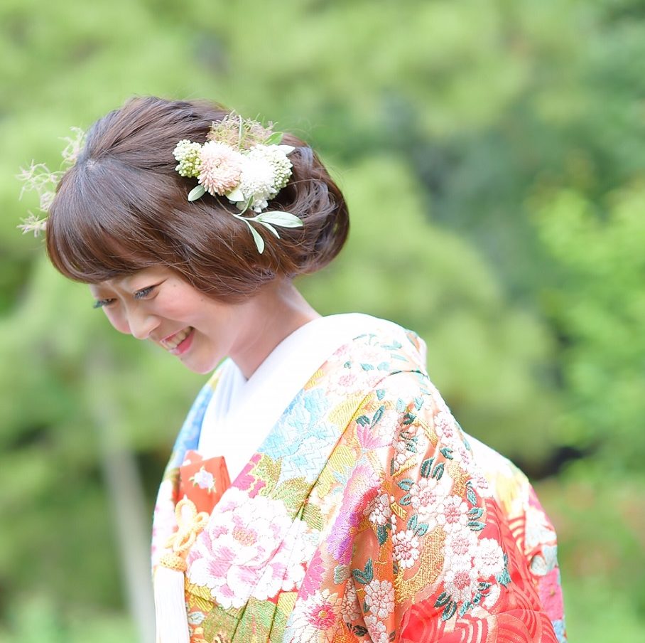 引振袖に合わせたい髪型をご紹介 京都 タガヤ和婚礼