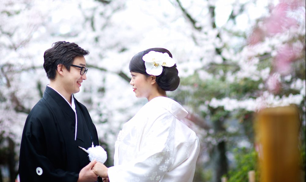 和装花嫁さまにぴったりな美しい髪飾り 京都 タガヤ和婚礼